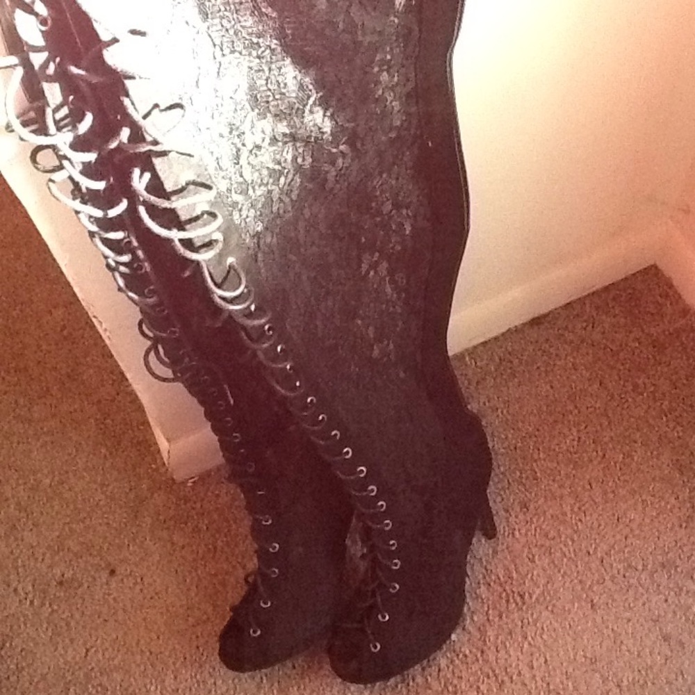 Thigh high boots